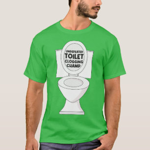 Unbesiegte Toilettenverstopfkammer T-Shirt