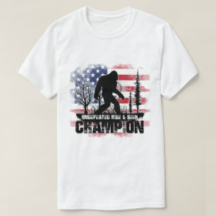 Unbesiegter Bigfoot Hide & Seek Champion Amerikani T-Shirt