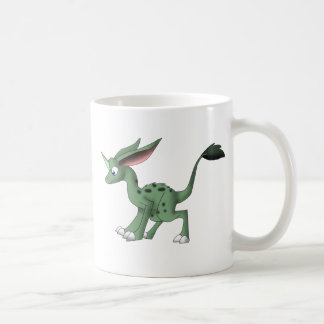 Unbestimmtes Geschöpf mit Einhorn-Horn Tasse