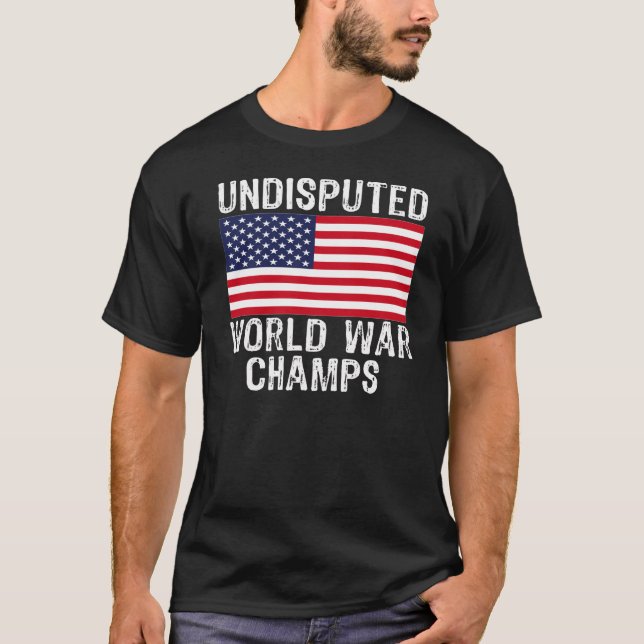 UNBESTRITTENE WELTKRIEG-CHAMPIONS T-Shirt (Vorderseite)