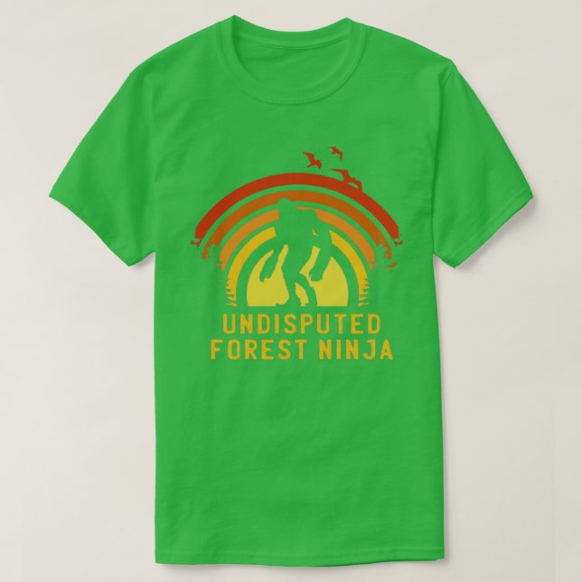 Unbestrittener Wald Ninja T-Shirt (Design vorne)