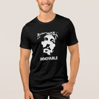 unbewegliches Jesusgesicht Tri-Blend Shirt
