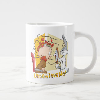 "Unbewievable" Barber BUGS BUNNY™ & Elmer Fudd Jumbo-Tasse