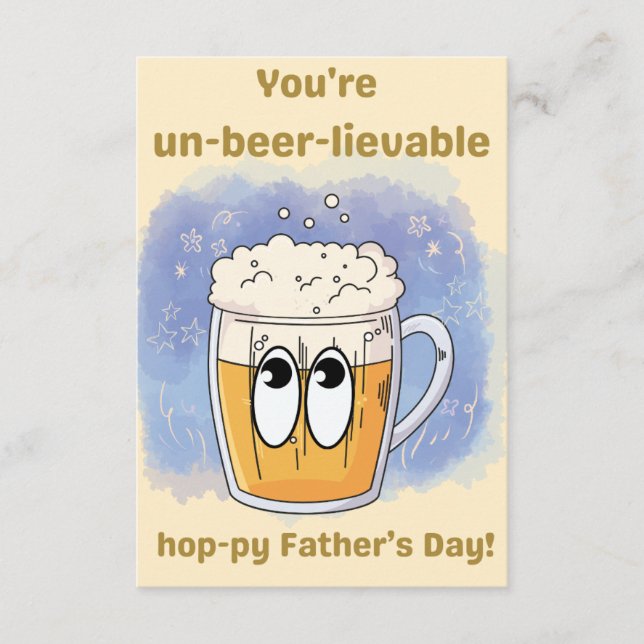 Unbewohnbar - Limited Vatertag Edition Begleitkarte (Vorderseite)