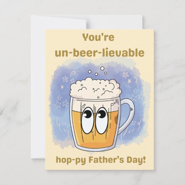 Unbewohnbar - Limited Vatertag Edition RSVP Karte (Vorderseite)