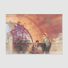 Unbewusste Rivalen (Sir Lawrence Alma-Tadema) Seidenpapier