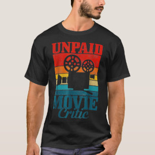 Unbezahlter Film Kritiker Vintage-Filmkamera Weihn T-Shirt