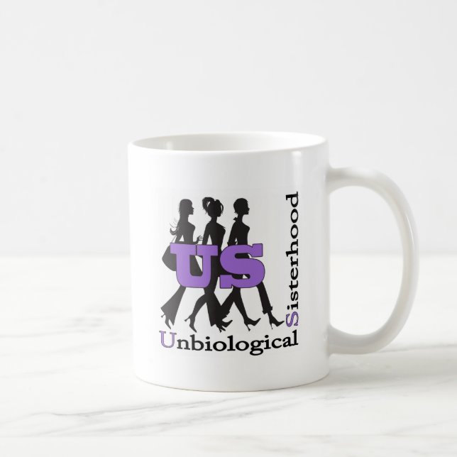 Unbiological Schwestern Kaffeetasse (Rechts)