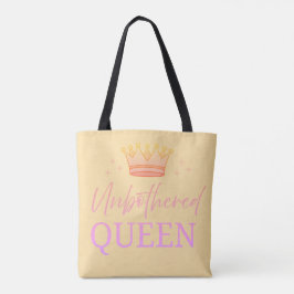 Unbothered Queen Tote Shopping Bag