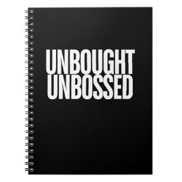 Unbought Unbossed Mutige Chisholm Notizblock