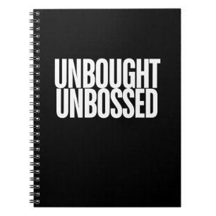 Unbought Unbossed Mutige Chisholm Notizblock