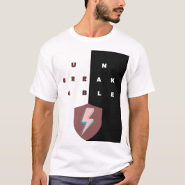 UNBREAKABLE T‑Shirt — Motivational Typography,Gift T-Shirt