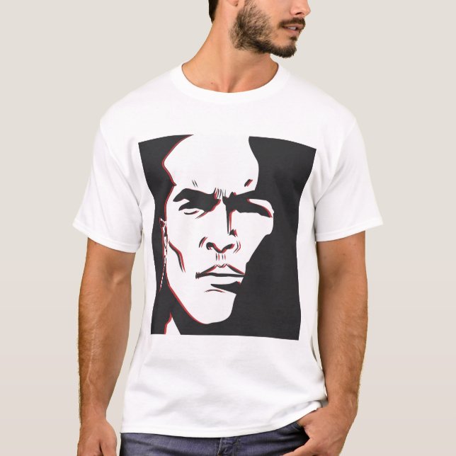 Uncas von 1992 Last of the Mohicans T-Shirt (Vorderseite)