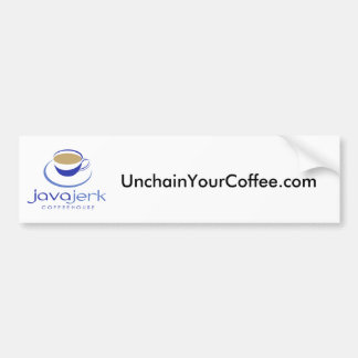 UnchainYourCoffee.com Autoaufkleber