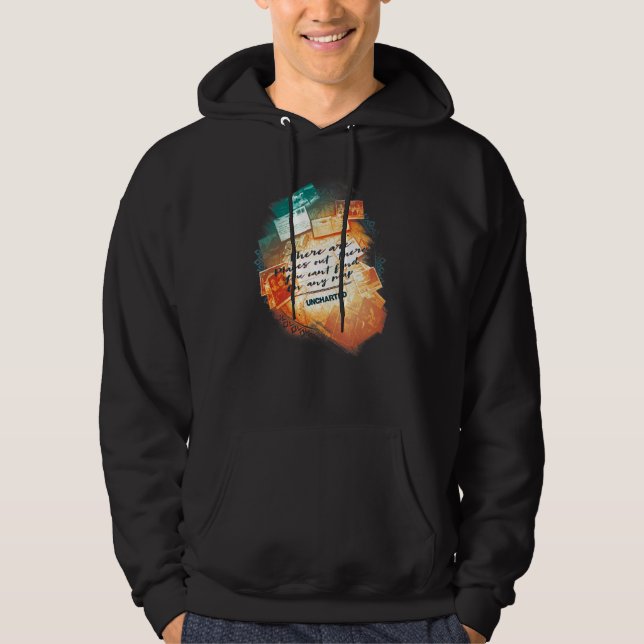 Uncharted Map Collage Hoodie (Vorderseite)