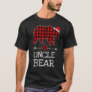 Uncle Bear Buffalo Kariert Santa Arrow Weihnachtsf T-Shirt