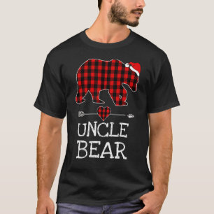 Uncle Bear Buffalo Kariert Santa Arrow Weihnachtsf T-Shirt