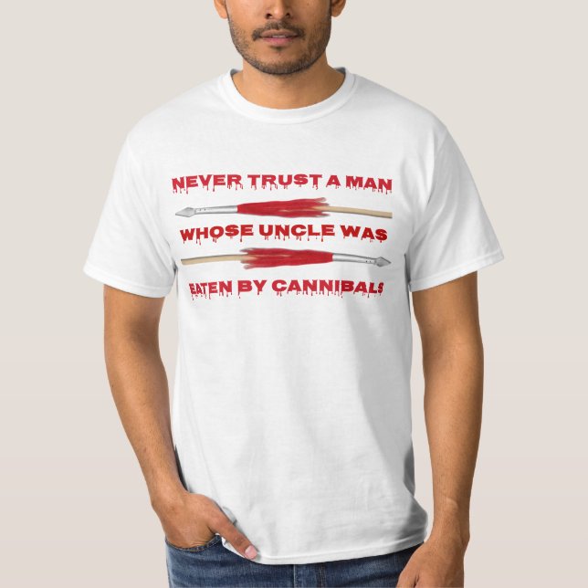 Uncle Bosie wurde von Cannibals T - Shirt gegessen (Vorderseite)