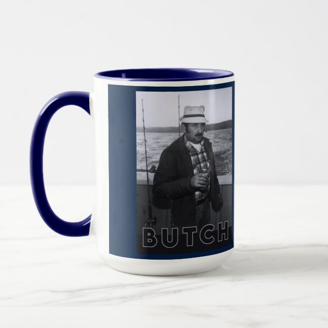 UNCLE BUTCH PUT BIER IN SEINEM KAFFEE TASSE (Links)