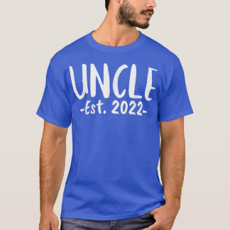 Uncle Est 2022 New Oncle Ankündigung Kinderdusche T-Shirt
