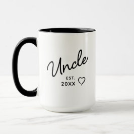 Uncle Est Year New Baby Pregnancy Reveal Tasse