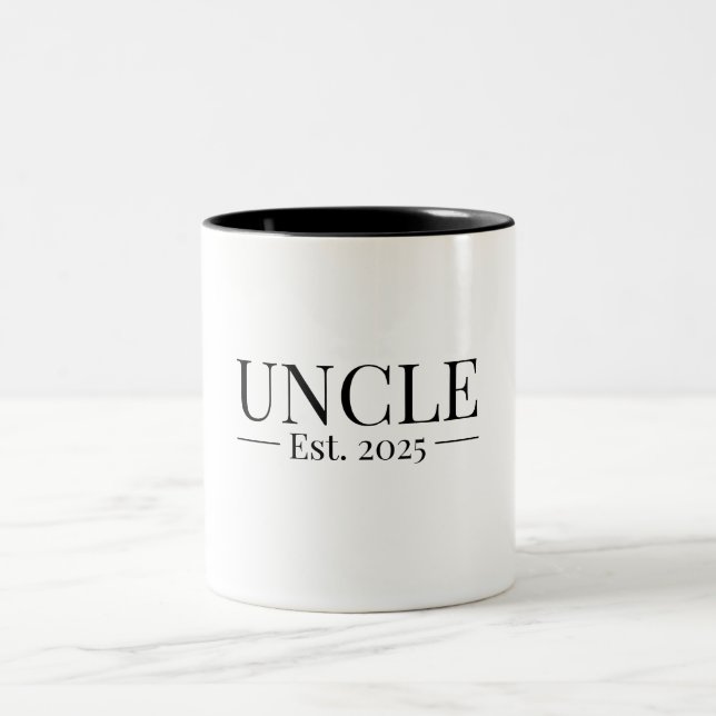 Uncle etabliert 2025 zweifarbige tasse (Mittel)