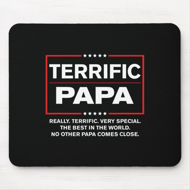 Uncle - Funny Donald Trump Great Papa Mousepad (Vorne)