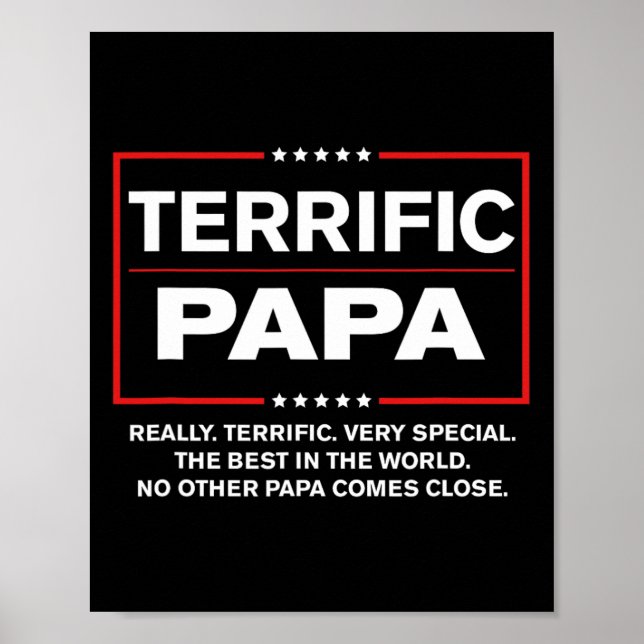 Uncle - Funny Donald Trump Great Papa Poster (Vorne)