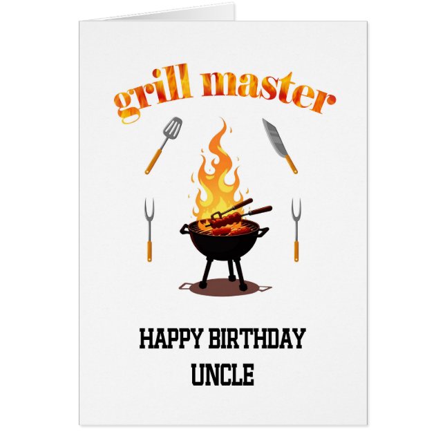 Uncle Grill Master Geburtstag (Vorne)