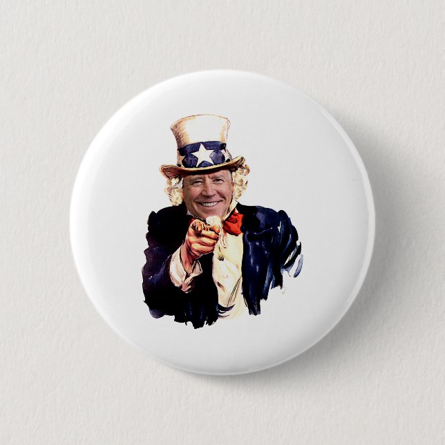 Uncle Joe als Uncle Sam Button (Vorderseite)