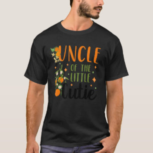 Uncle Little Süsse Baby Shower Orange 1. Geburtsta T-Shirt