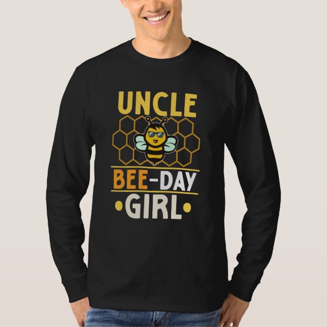 Uncle Of Bee Day Girl Honey Beekeeper Beekeeping G T-Shirt (Vorderseite)