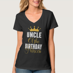 Uncle Of The Birthday Princess Girls Party T-Shirt