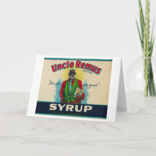 Uncle Remus Syrup LabelCairo, GA Karte