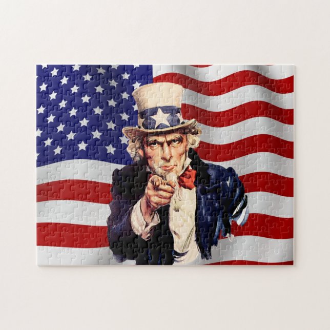 Uncle Sam 1 Puzzle (Horizontal)