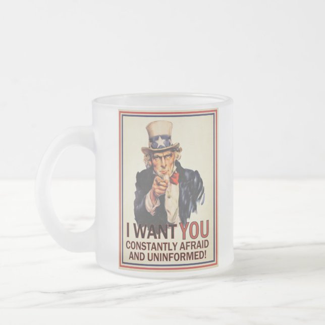 Uncle Sam Anti-Propaganda Tasse (Links)