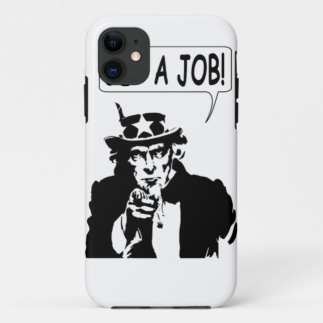 Uncle Sam bekommt einen Job Case-Mate iPhone Hülle (Rückseite)
