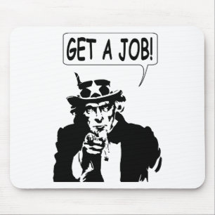 Uncle Sam bekommt einen Job Mousepad