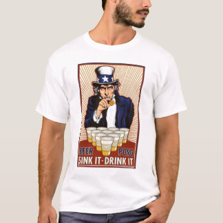 Uncle Sam Bier Pong T-Shirt