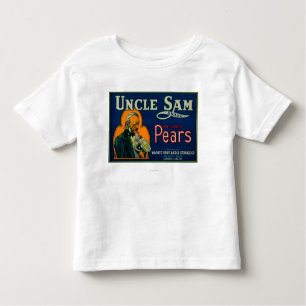 Uncle Sam Birnen-Kiste LabelWapato, WA Kleinkind T-shirt