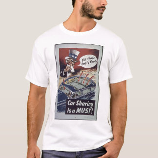 Uncle Sam Carsharing- Propaganda WW1 T-Shirt