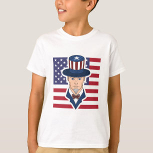 Uncle Sam Cartoon T-Shirt