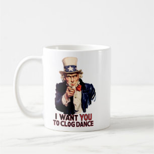 Uncle Sam Clogging Dance Tasse