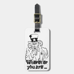 Uncle Sam Gepäckanhänger