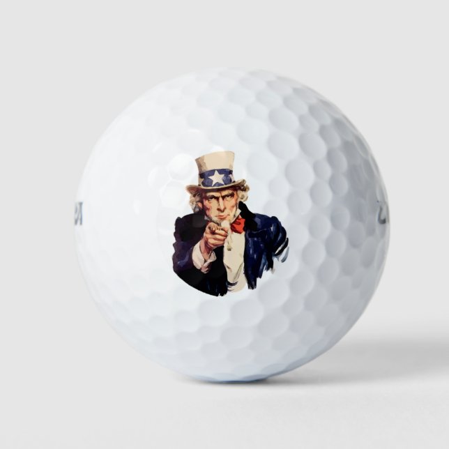 Uncle Sam golf ball ! (Vorderseite)