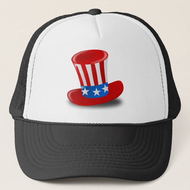 Uncle Sam hat 2 Truckerkappe (Vorderseite)
