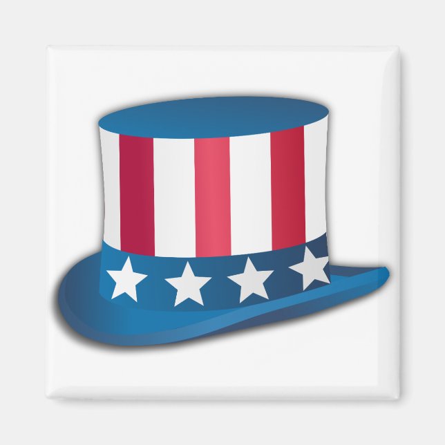 Uncle Sam Hat Magnet (Vorne)