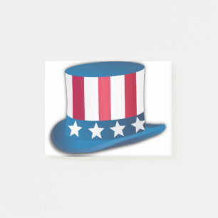 Uncle Sam Hat Post-it Klebezettel