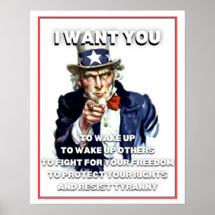 Uncle Sam ich Woll Ihnen, Kostenvoranschlag-Poster Poster