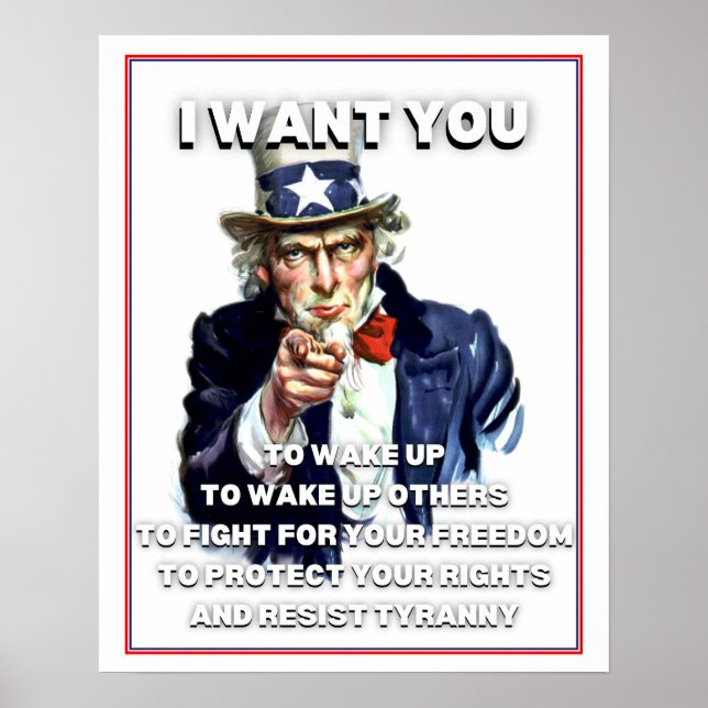 Uncle Sam ich Woll Ihnen, Kostenvoranschlag-Poster Poster (Vorne)